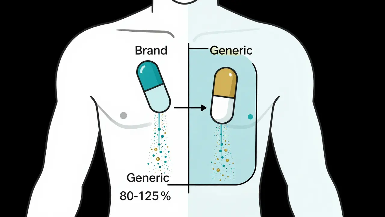 Generic Drug Absorption Rates: What the 80-125% Rule Really Means