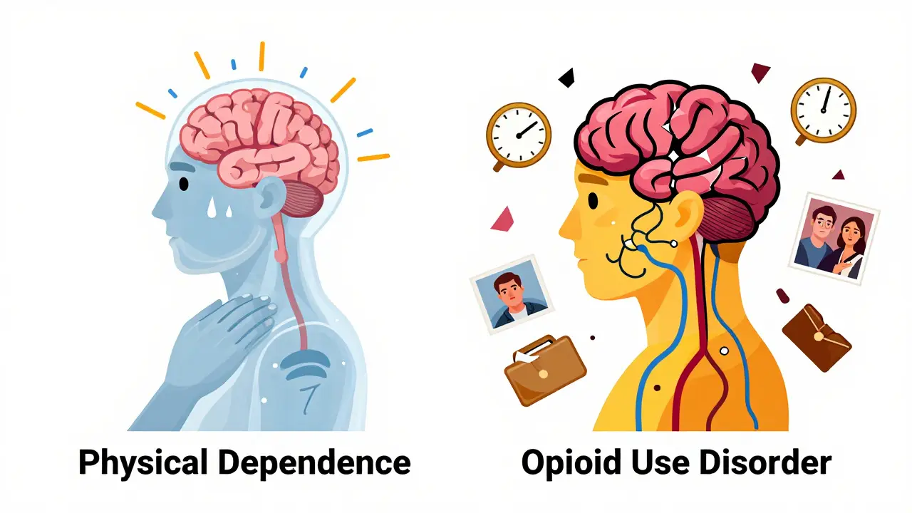 Physical Dependence vs Addiction: Clear Differences in Opioid Use Disorder