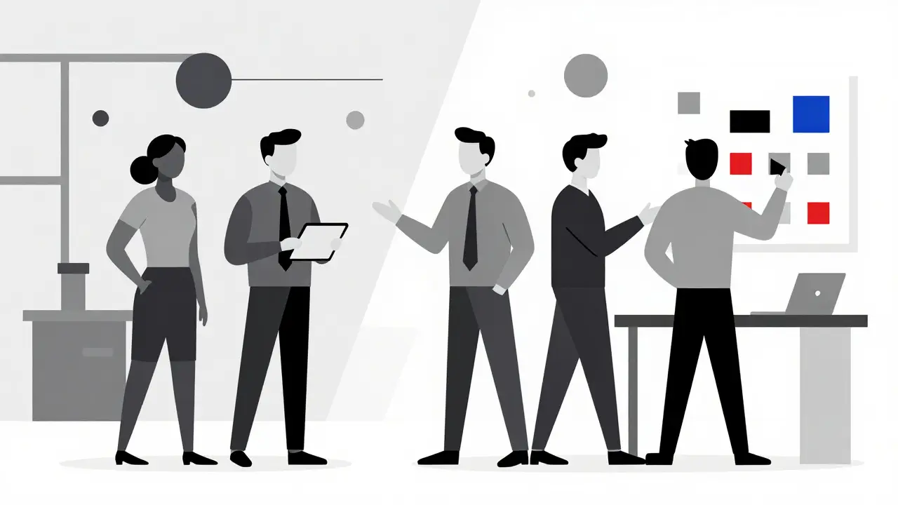 Stylized QA team preparing for unannounced inspection